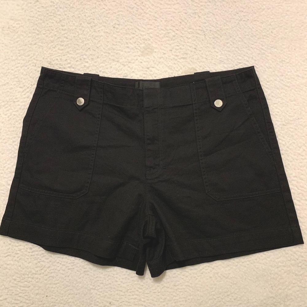 White House Black Market Pret Mariner Shorts 14 Mid Rise 4.5 Inch Black NWT!